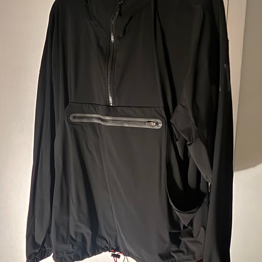 Navy Windbreaker Lightweight Water-Resistant Breathable